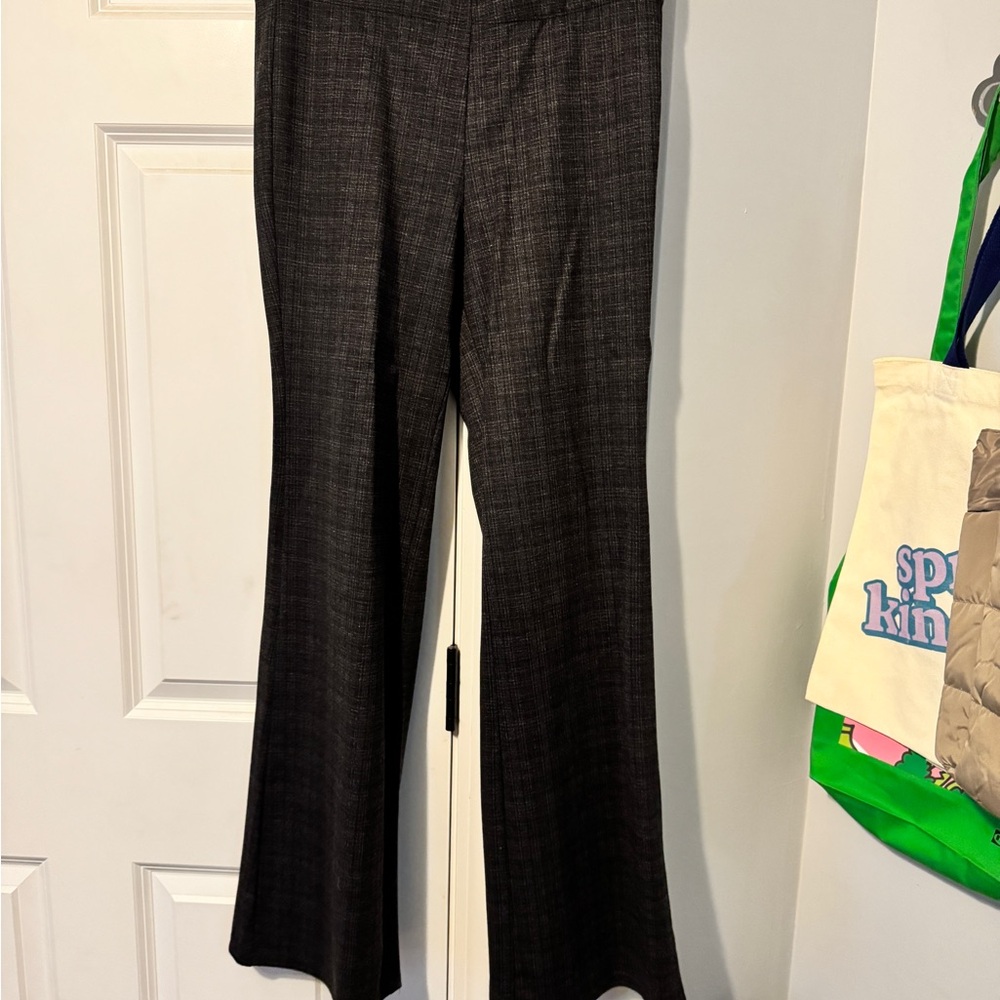 Max Studio Charcoal Wide Leg Pants